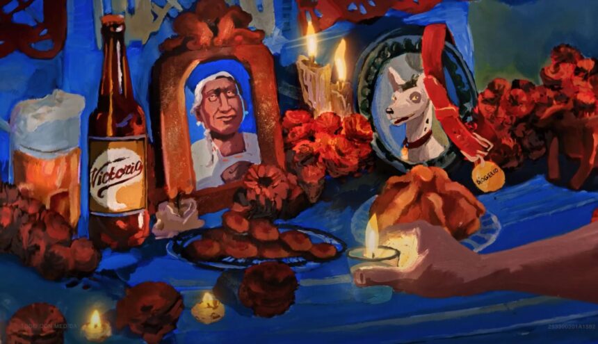 Cerveza Victoria lanza cortometraje pintado por Día de Muertos