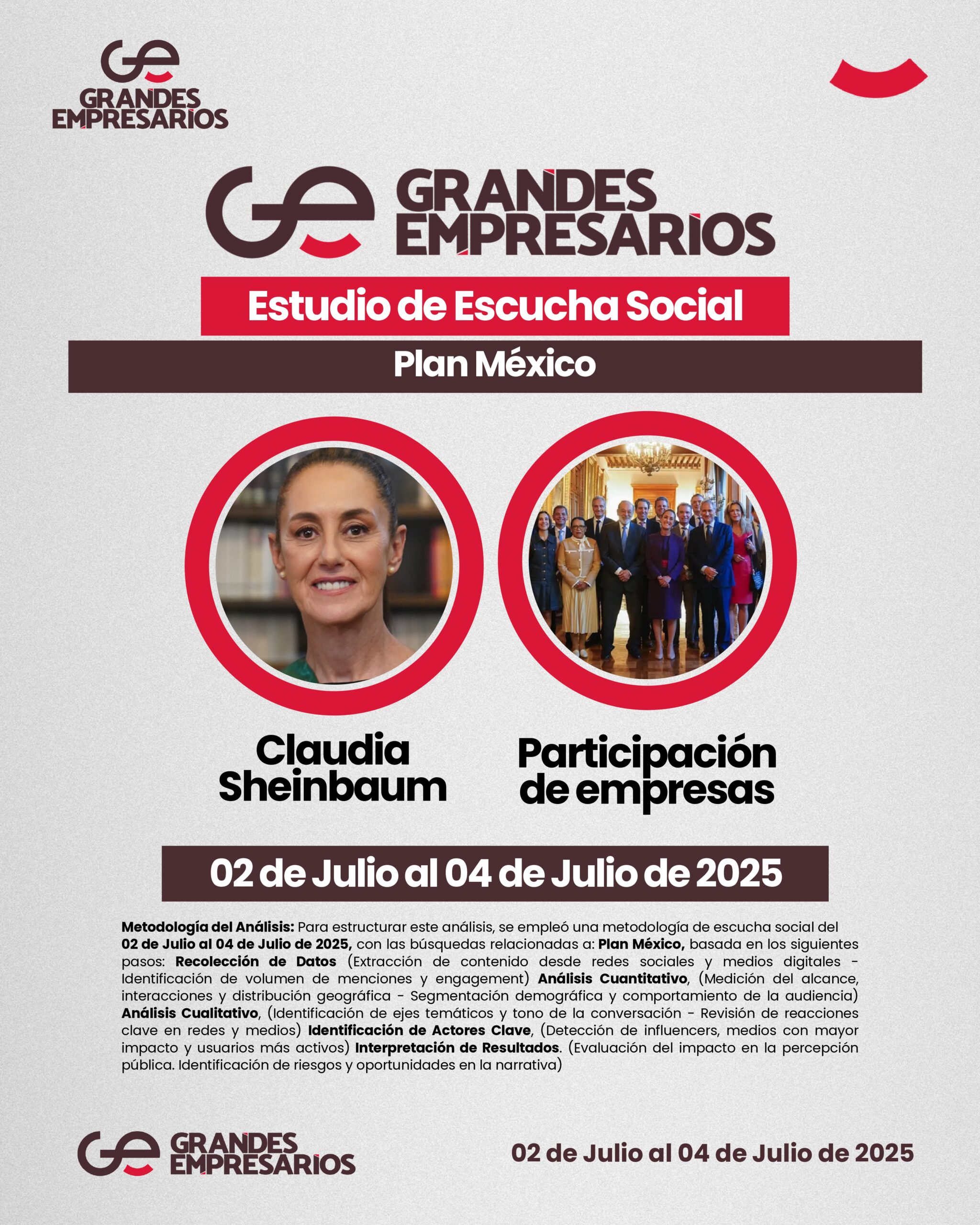 Mexicanos ven avances y retos en Plan México, revela estudio 2025