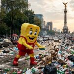 Scrub Daddy apoya limpieza tras festejo del Tri en Reforma