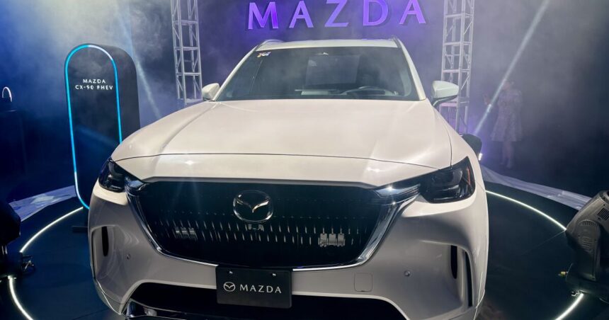 Mazda presenta en México la CX-90 PHEV, su primer híbrido enchufable