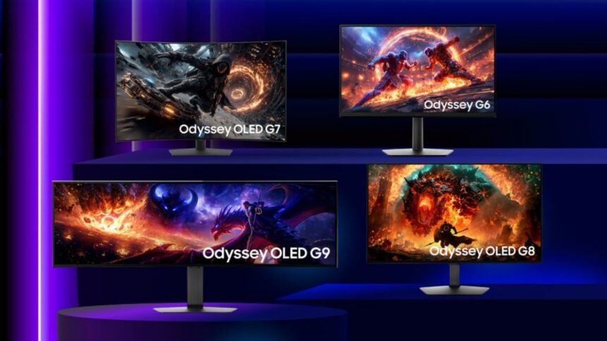 Samsung lanza nueva línea de monitores Odyssey en Gamescom 2026