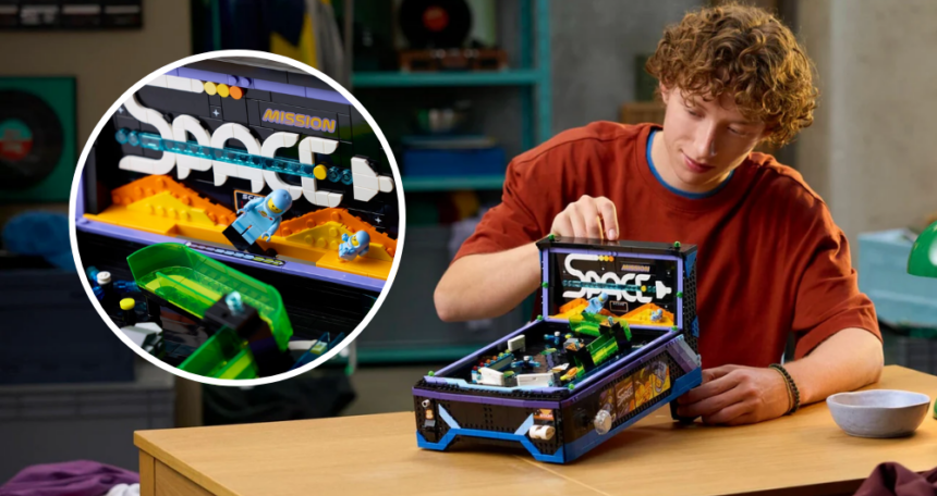 LEGO presenta máquina de pinball espacial para adultos en 2026