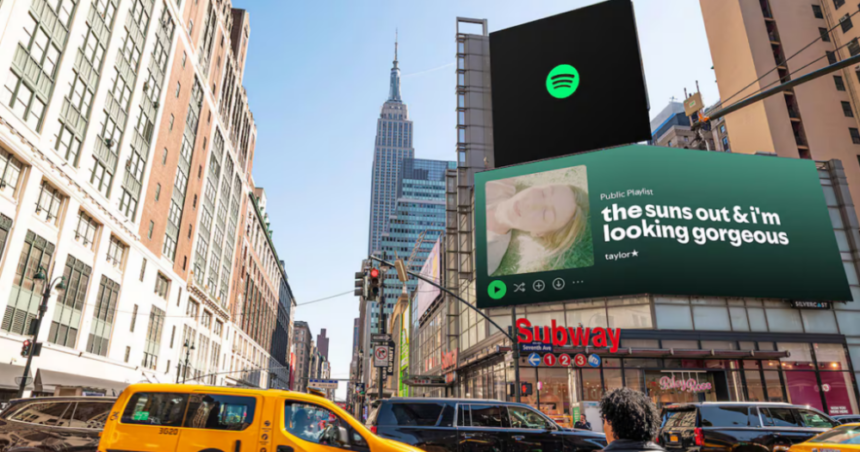 Spotify destaca playlists como expresión cultural en campaña OOH
