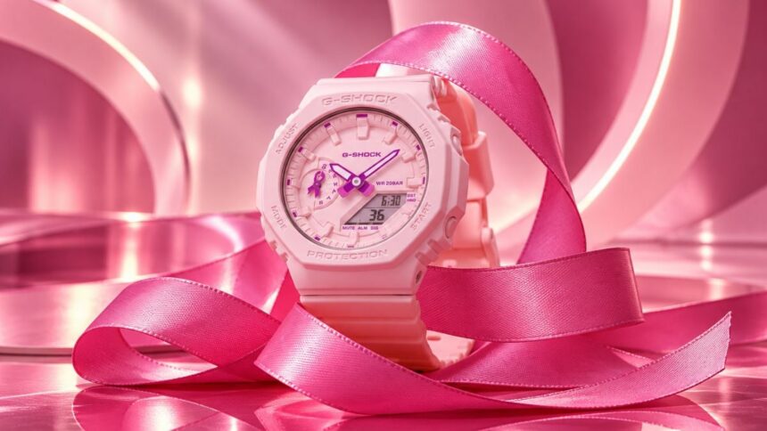 Casio lanza G-Shock rosa en apoyo a la campaña Octubre Rosa