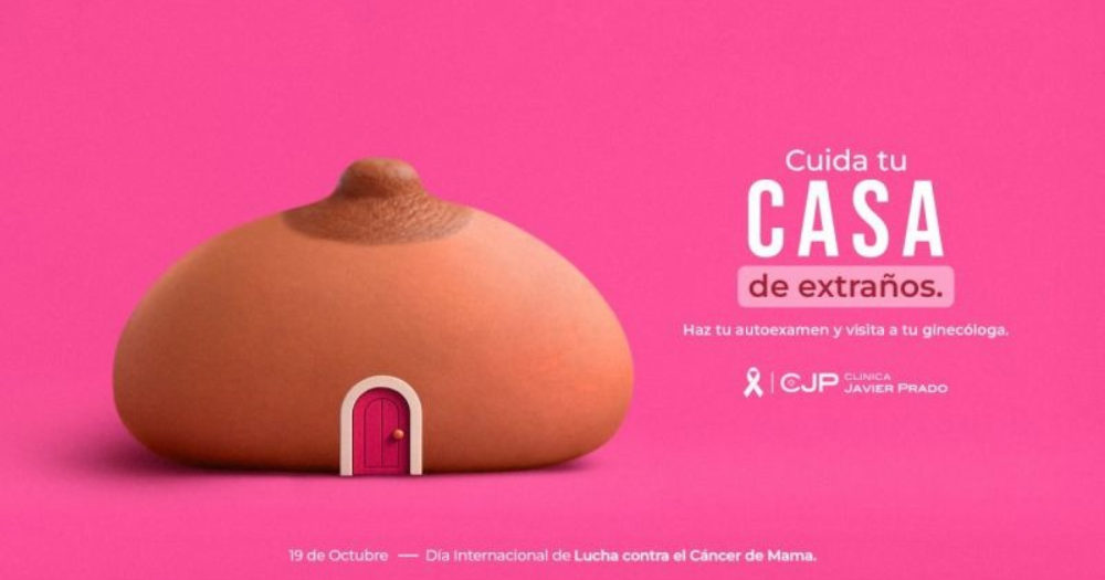 Clínica Javier Prado lanza campaña creativa contra cáncer de mama
