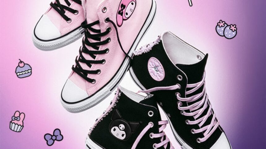 Sanrio y Converse lanzan tenis de My Melody y Kuromi en EE UU