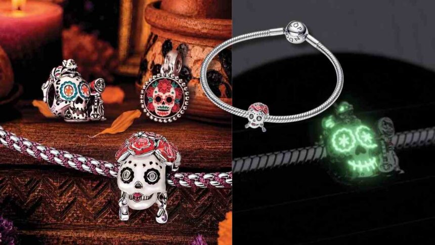 Pandora lanza charms de Día de Muertos con plata reciclada